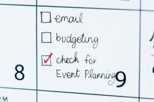 Event planning list