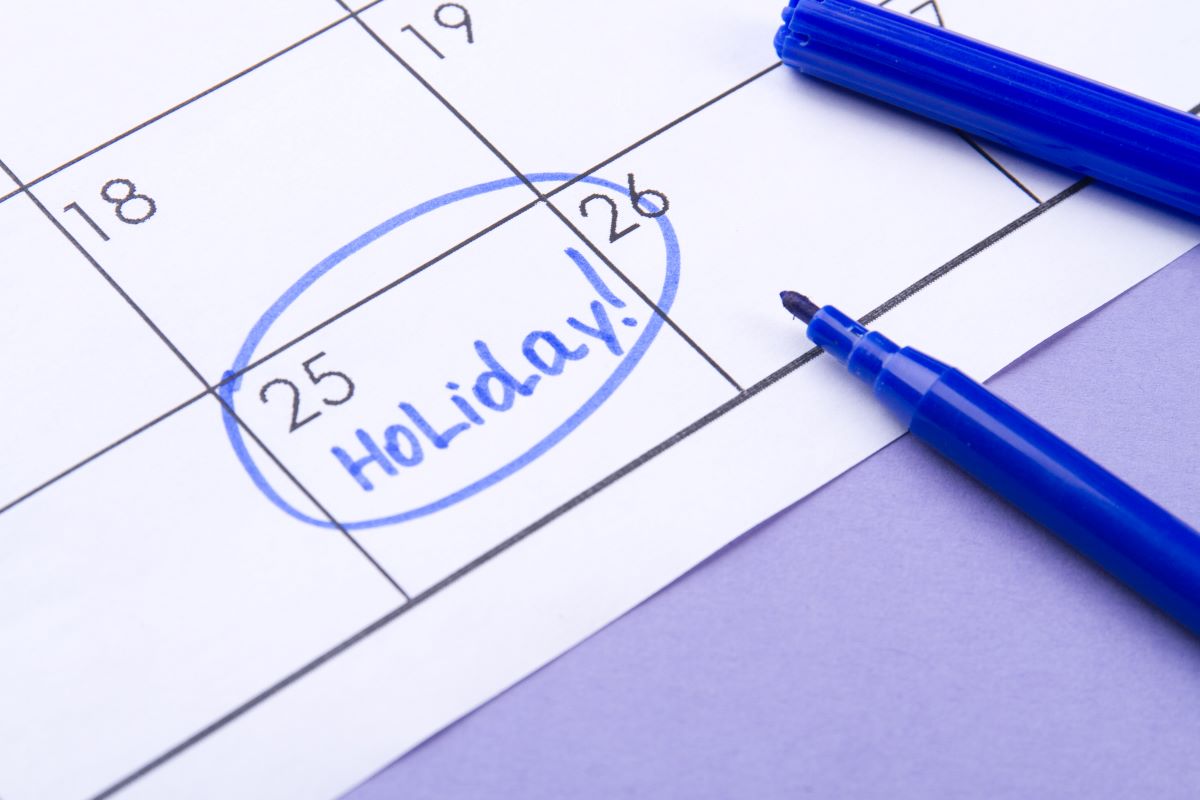 calendar and holiday