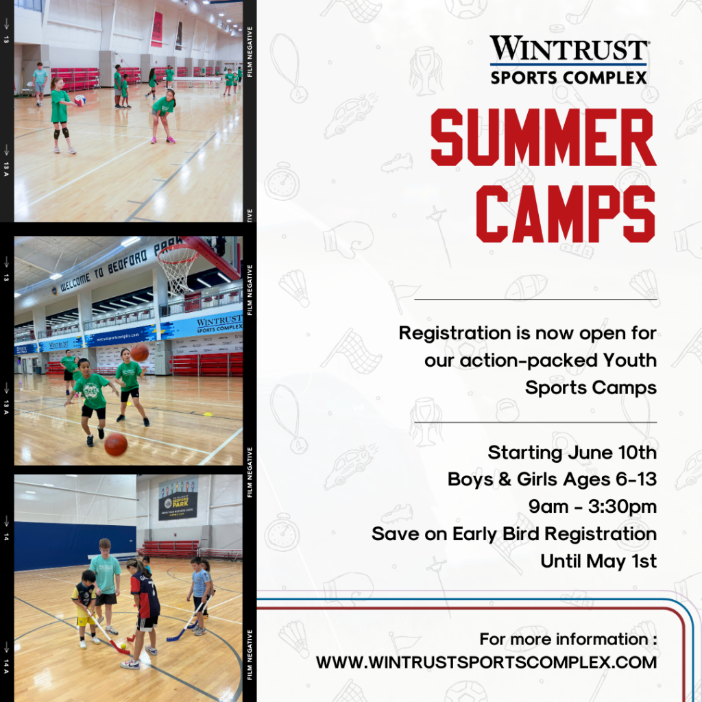 White and Red Modern Photo Polaroid Summer Camp Flyer