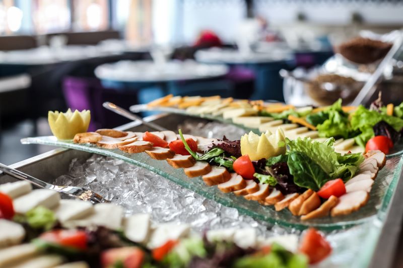 snacks at the event
