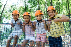 smiling kids in Adventure Camp