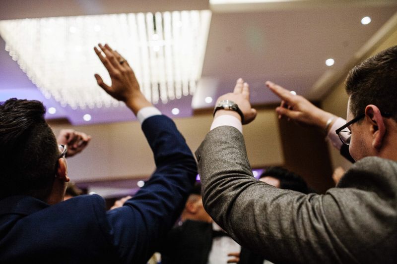 people having fun at a party