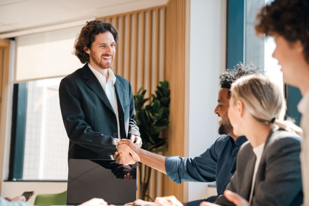 handshake after Conference