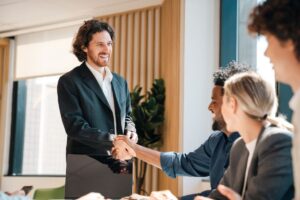 handshake after Conference