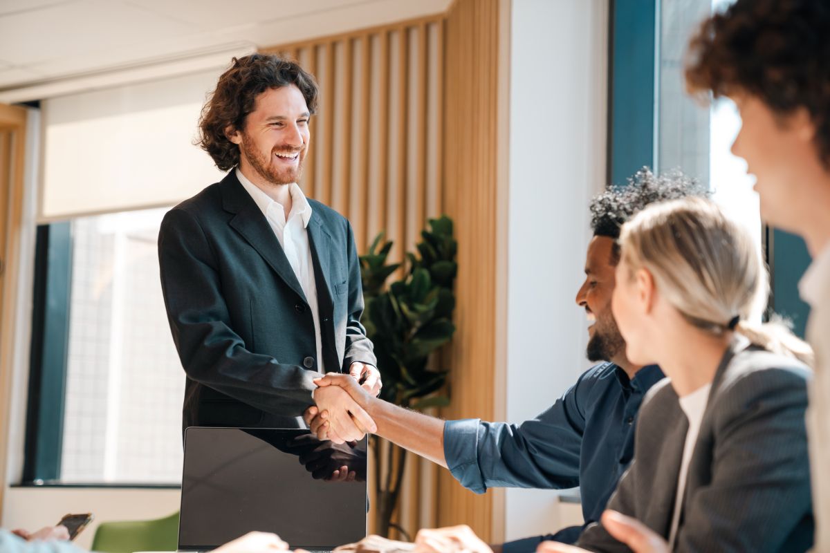 handshake after Conference